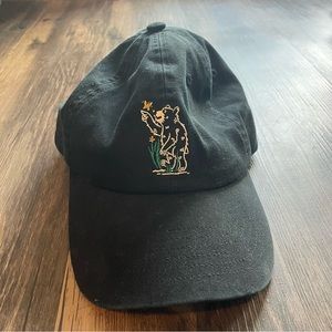Parks Project Black Embroidered Bear Buds Baseball Cap